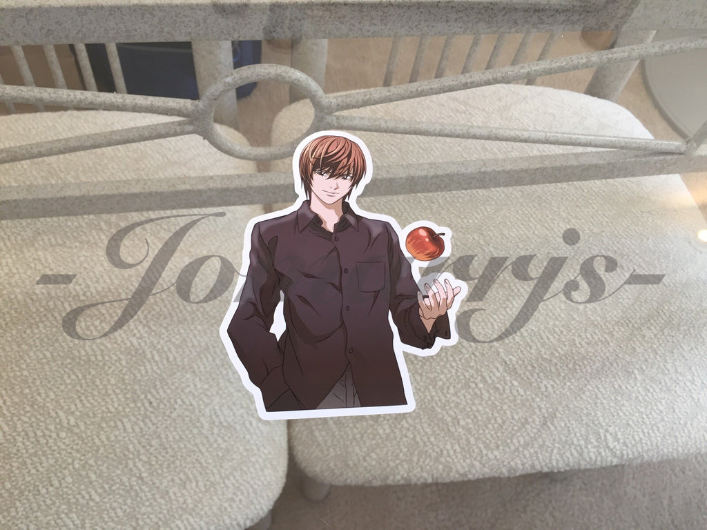 Death Note - Anime Light Yagami Kira Sticker Decals Vinyl binder laptop console