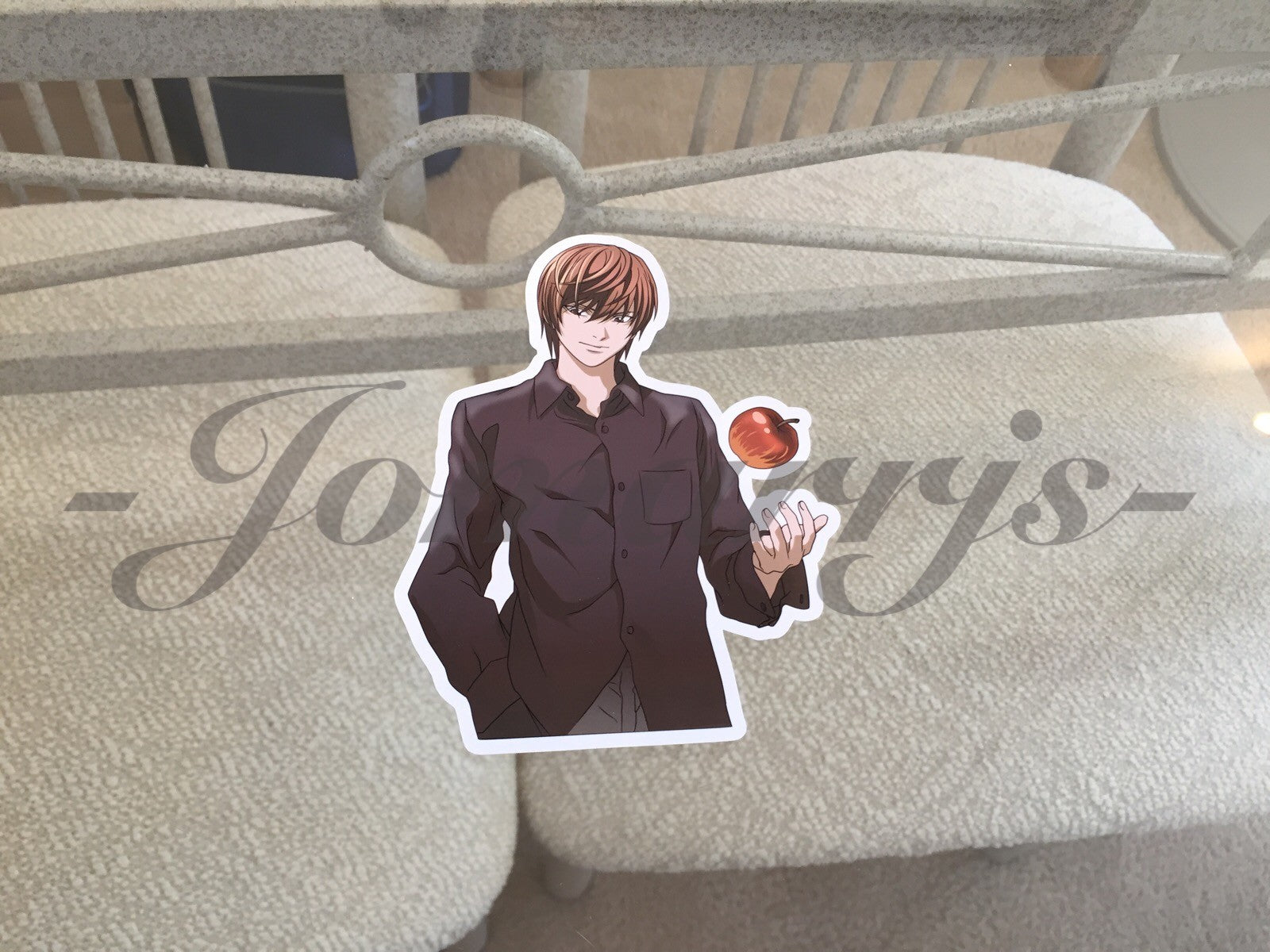 Death Note - Anime Light Yagami Kira Sticker Decals Vinyl binder laptop console