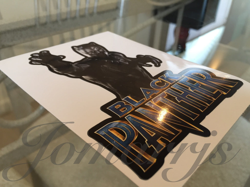 Marvel Black Panther Action Stickers Decal Vinyl Sign Comic Movie Avengers
