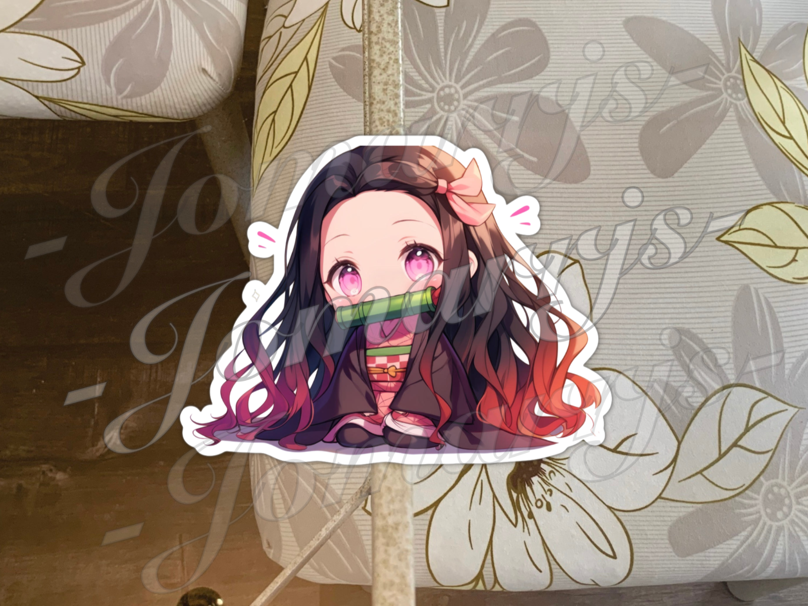 Demon Slayer: Kimetsu no Yaiba Anime Nezuko Kamado Chibi Sticker Decal 1-4  cute
