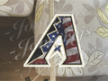 Arizona Diamondbacks Custom American Flag MLB Sticker Decal 2-18" waterproof