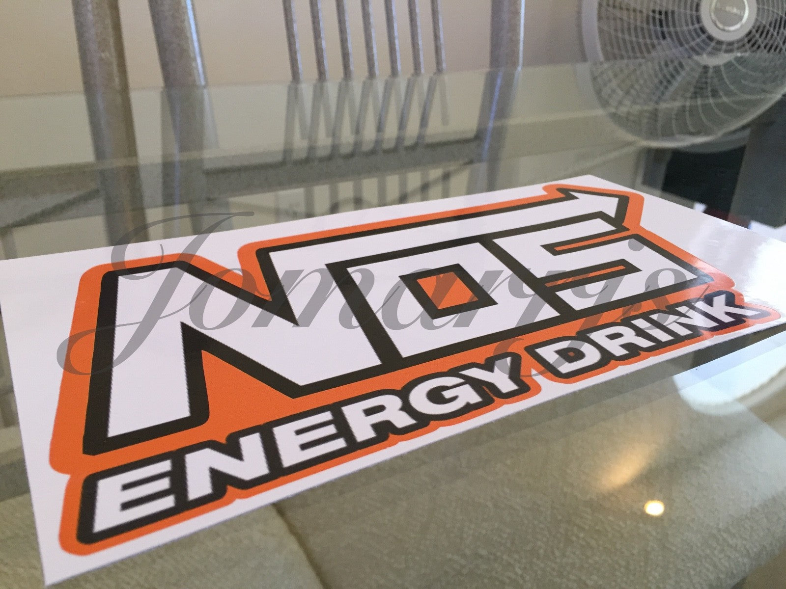 NOS Energy Drink Stickers Decal Sign Logo BMX Motocross Racing Red Bull *4"-18"*