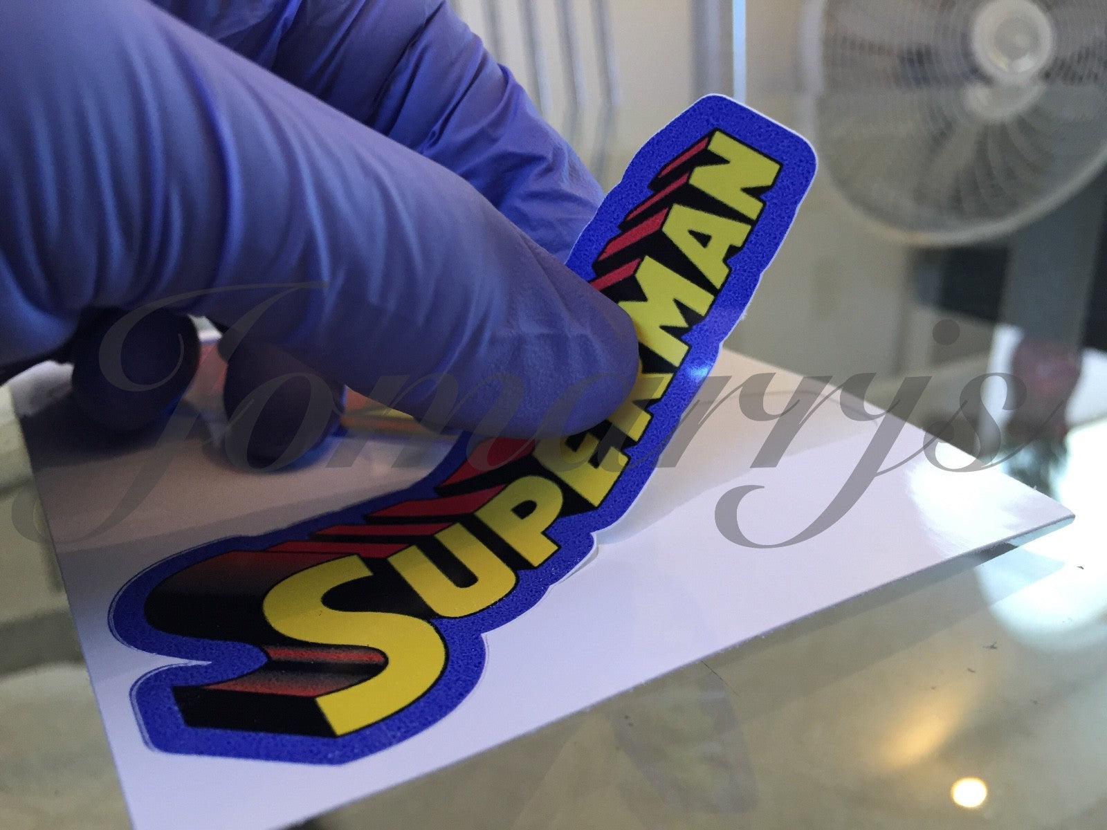 Superman 2-in-1 Logo & Emblem Sticker Decal Sign DC Comics Movie Justice League