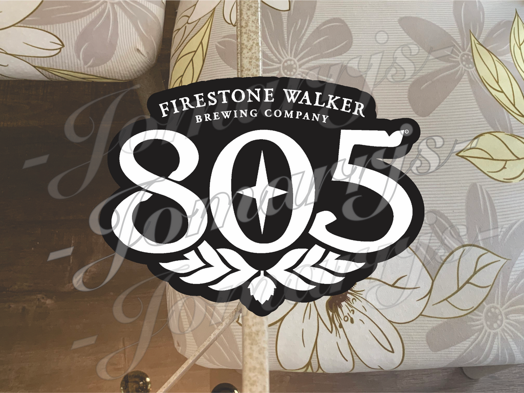 Firestone Walker 805 Beer Cerveza Lager Logo Sticker Decal fan tumbler Sz 3"-18"