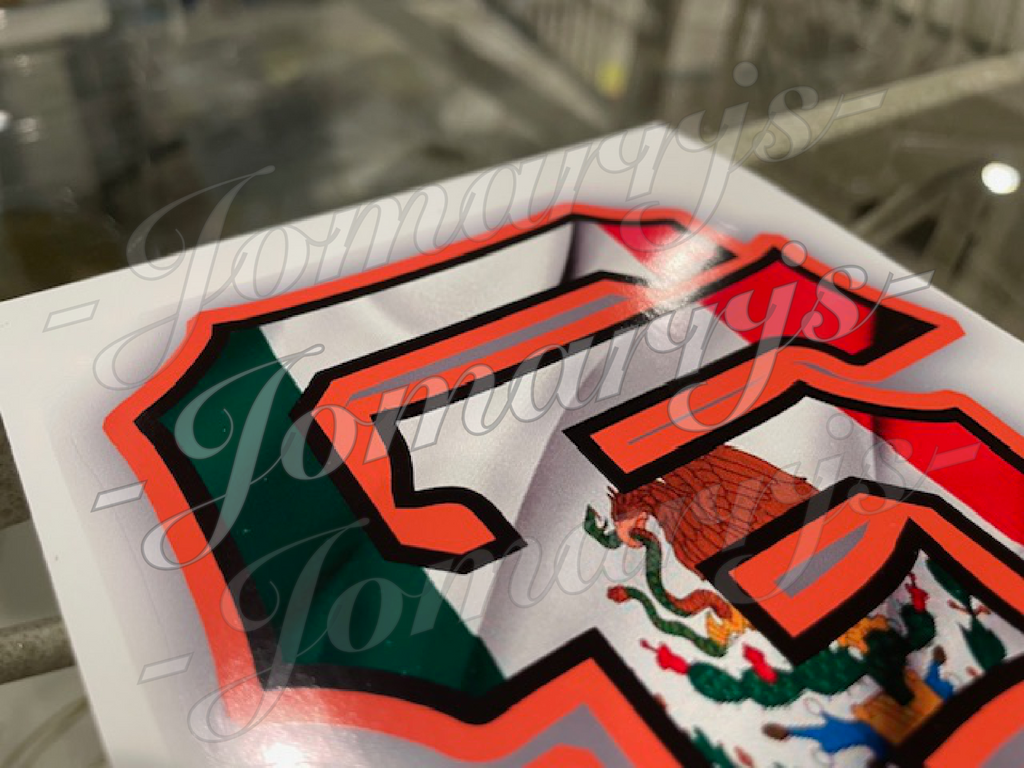 San Francisco Giants Custom Mexico Flag MLB Sticker Decal SF GIGANTES! 2"-18"
