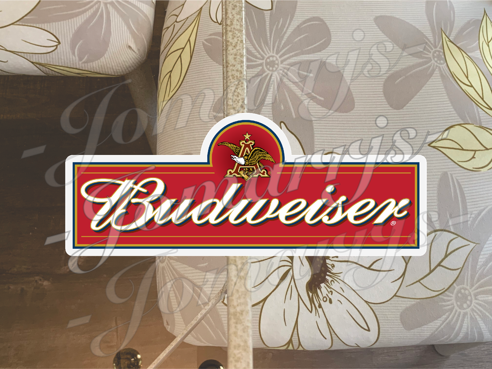 Budweiser Beer Logo Custom Vinyl Sticker Decal fan car vehicle tumbler Sz 3"-18"