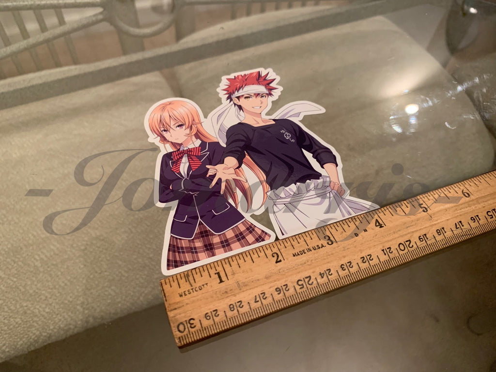 Food Wars! Shokugeki no Soma - Anime - Erina Nakiri & Soma Yukihira Sticker sōma