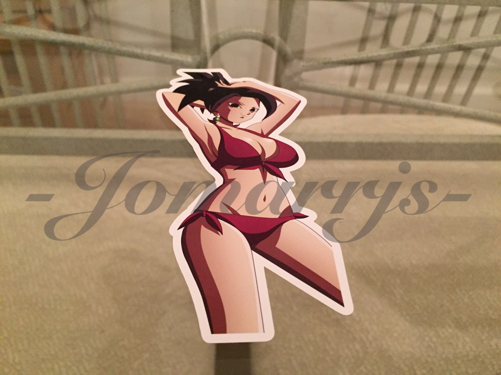 Dragon Ball Z - Anime - Kefla Bikini Sun Fun Sticker Decal Vinyl DBZ manga