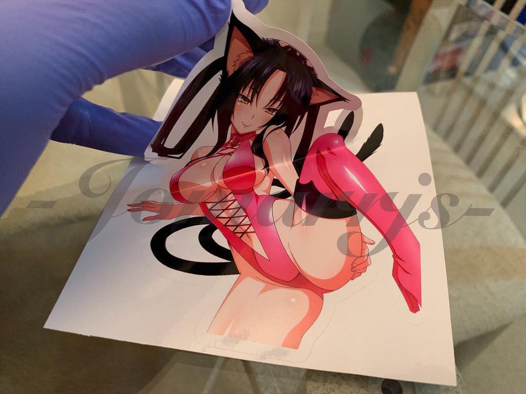 Highschool DxD - Anime Kuroka Toujou Bikini Sun Fun Sticker Decal high school