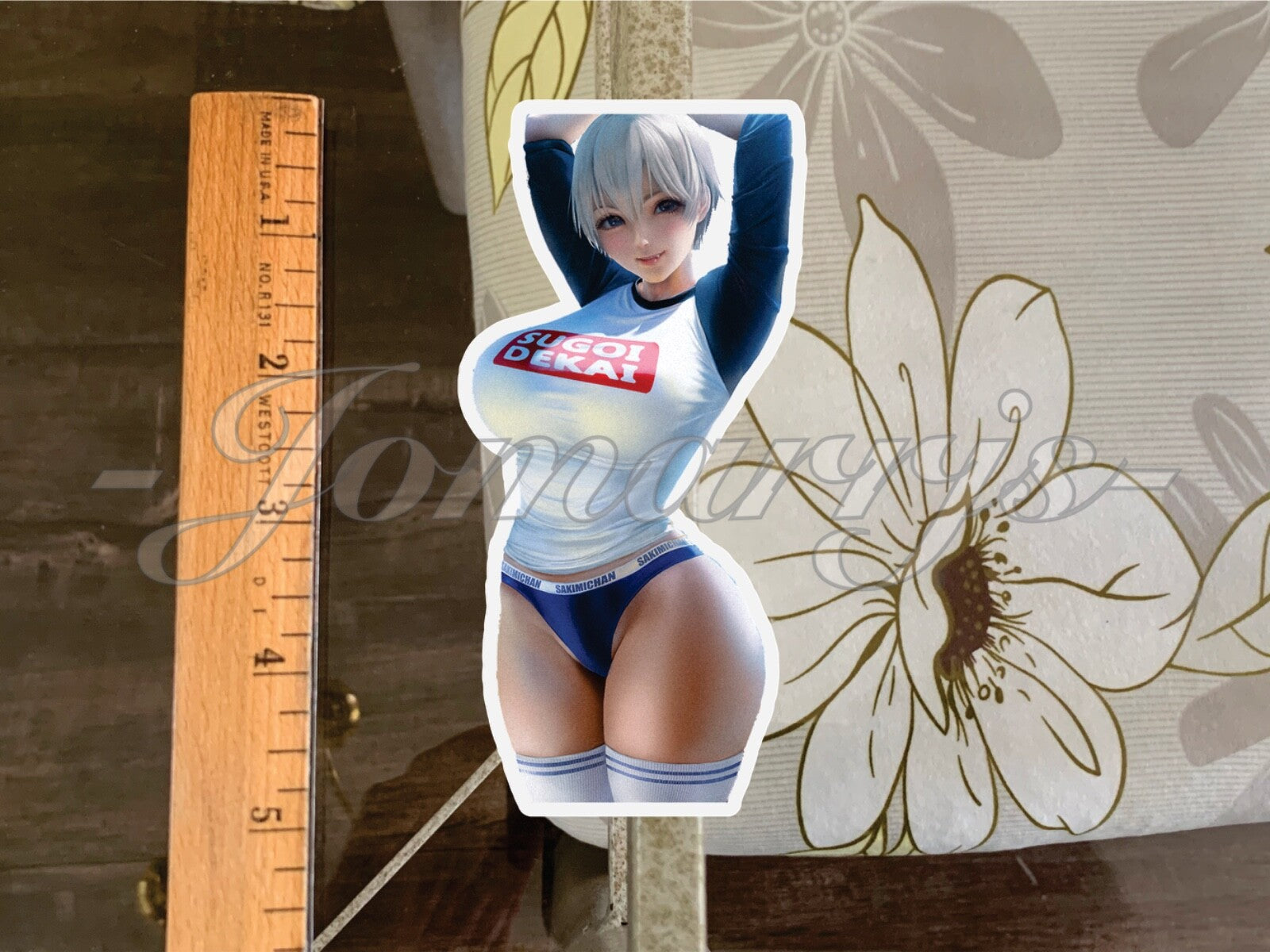 Uzaki chan Wants to Hang Out Anime Hana Bikini Sun Fun Sticker Decal art c. d.