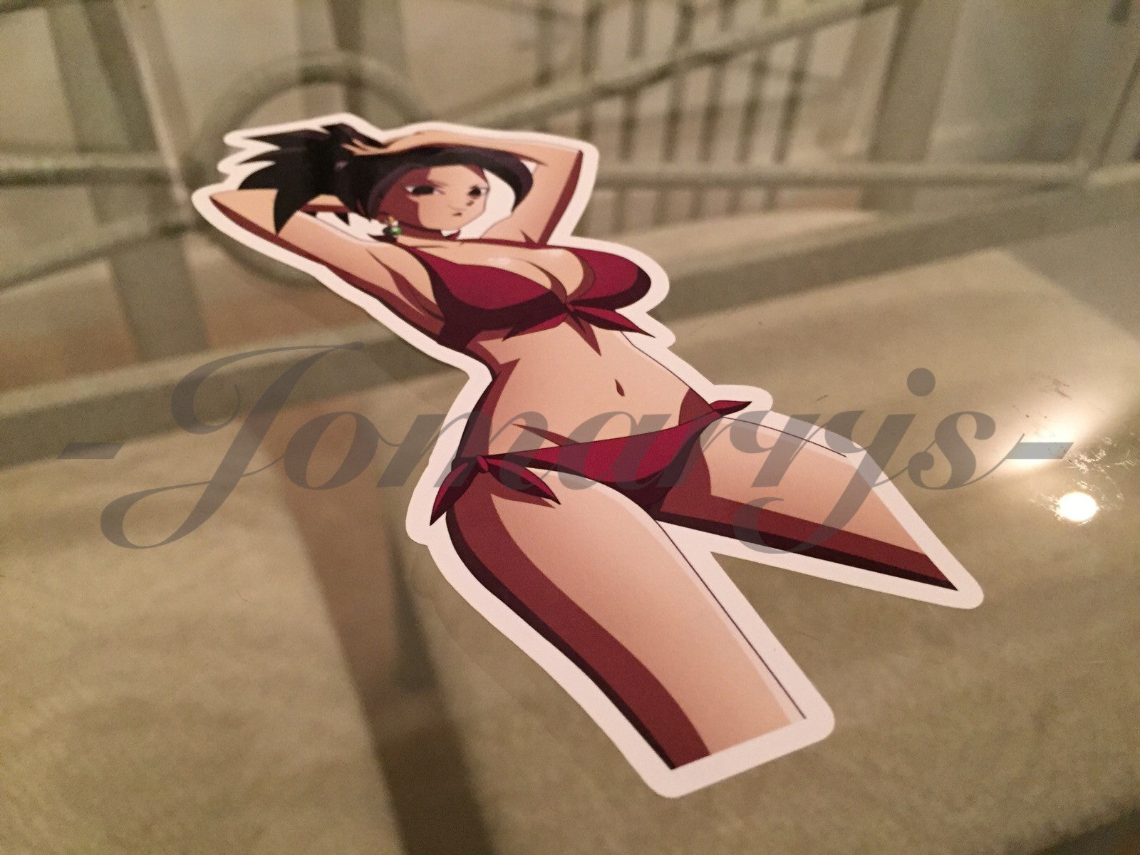 Dragon Ball Z - Anime - Kefla Bikini Sun Fun Sticker Decal Vinyl DBZ manga