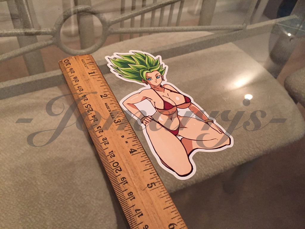 Dragon Ball Z - Anime - Kefla Bikini Sun Fun Sticker Decal Vinyl DBZ manga kale