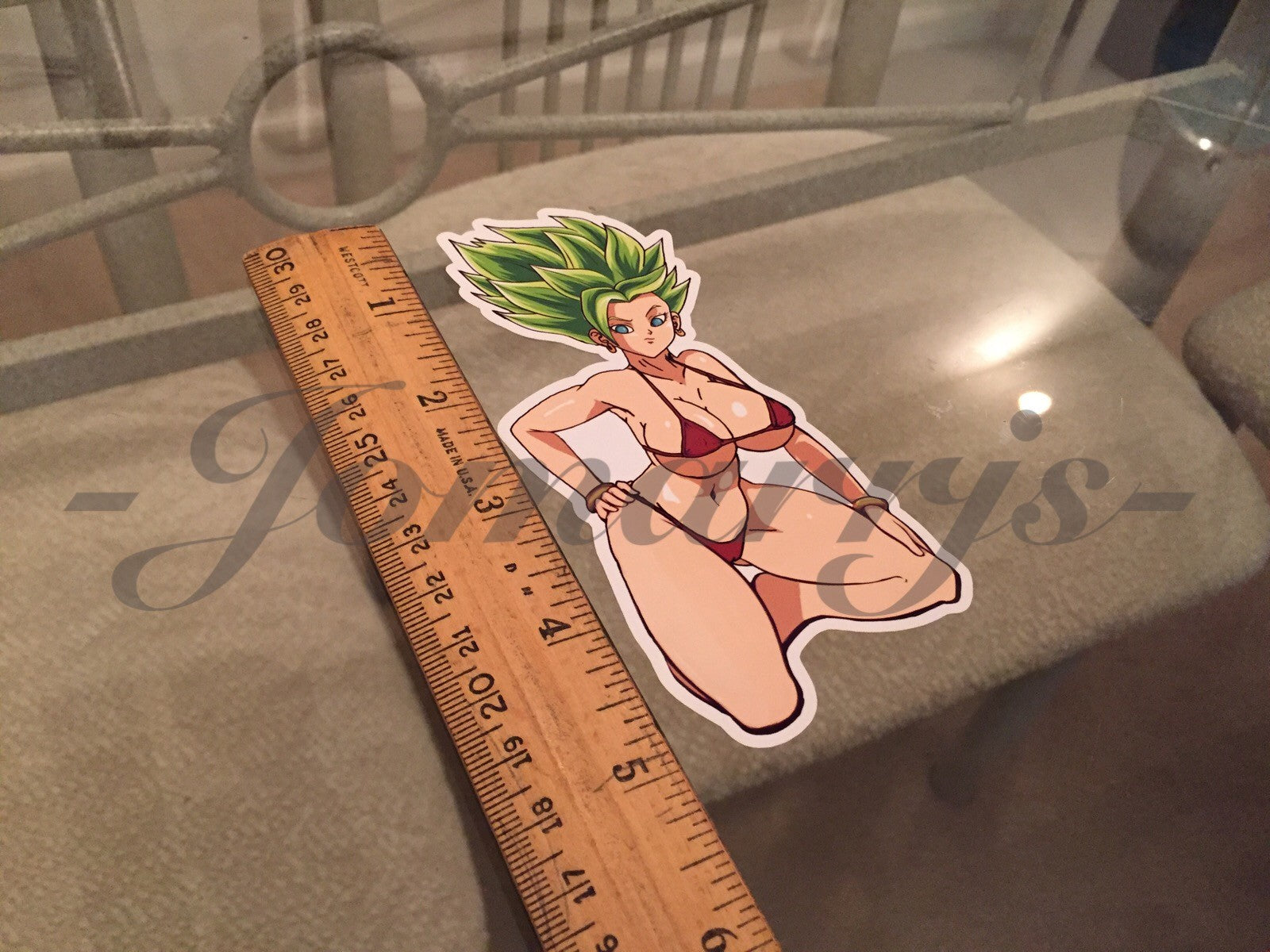 Dragon Ball Z - Anime - Kefla Bikini Sun Fun Sticker Decal Vinyl DBZ manga kale