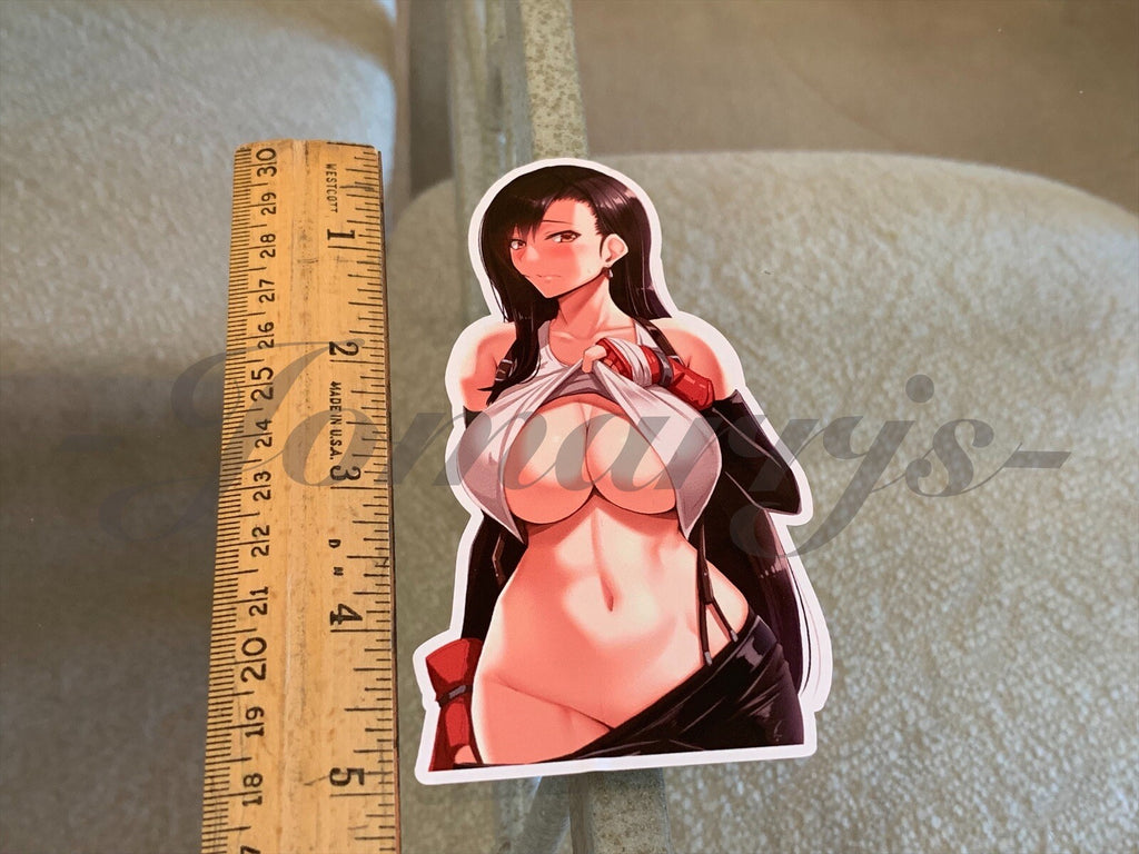 Final Fantasy Gaming Tifa Lockhart "Withdraw" Sticker Decals Vinyl ff 7 anime 46