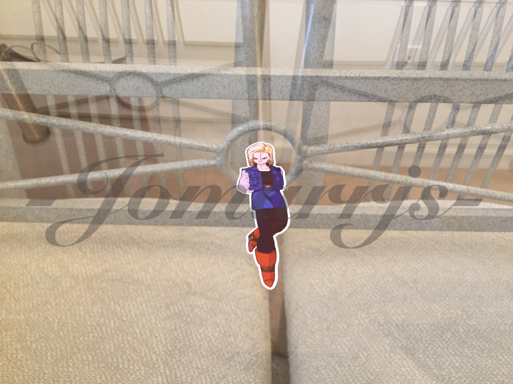 Dragon Ball Z Anime Android 18 Sticker Decal Vinyl Sign Comic DBZ