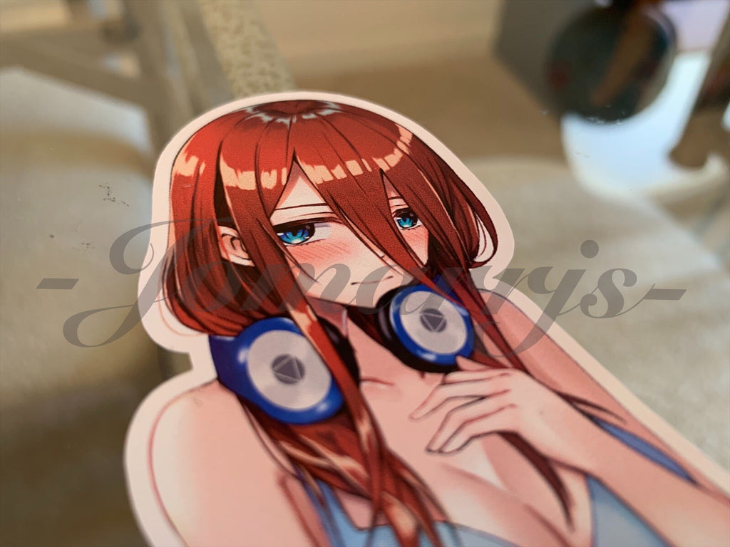 Gotobun no Hanayome - Anime - Miku Nakanu Lingerie Bikini Sun Fun Sticker Decal