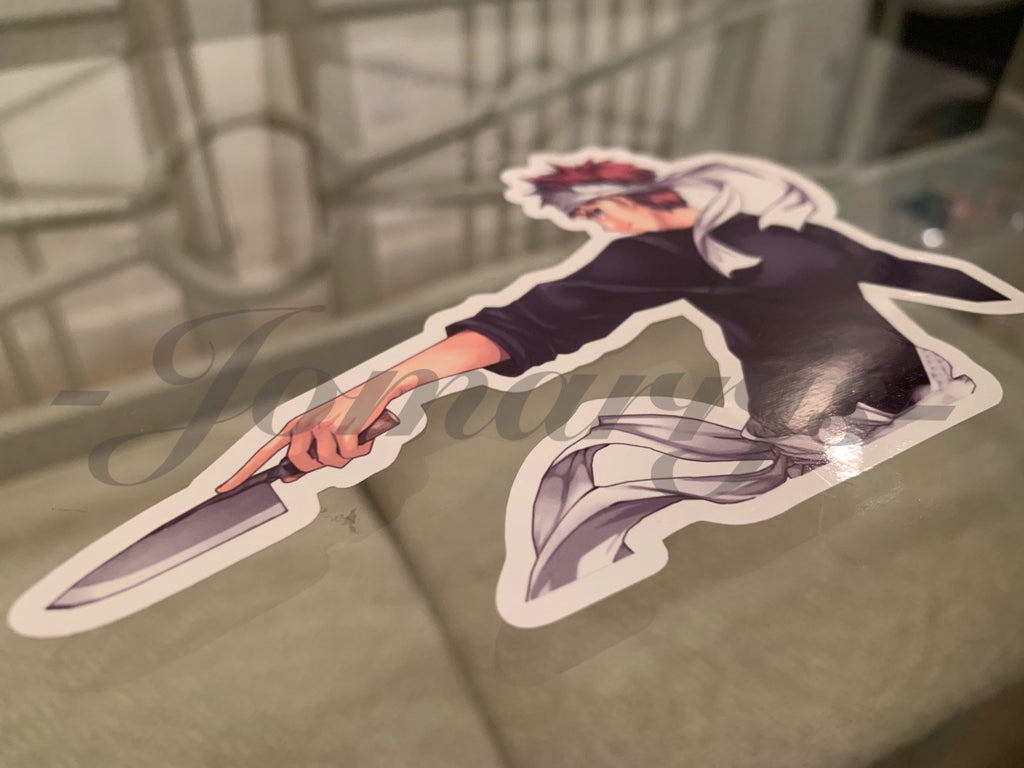 Food Wars! Shokugeki no Soma - Anime - Soma Yukihira Sticker Decal vinyl manga