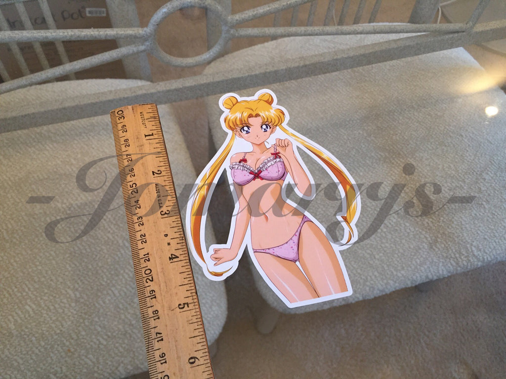 Sailor Moon - Anime - Lingerie Sticker Decal Vinyl bikini anime
