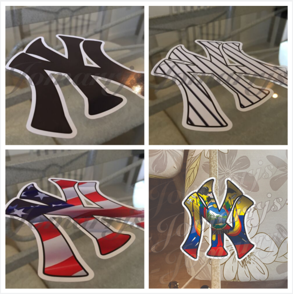 New York Yankees NY Logo Sticker Decal Vinyl MLB The Bronx Bombers *Sz: 2"-18"*