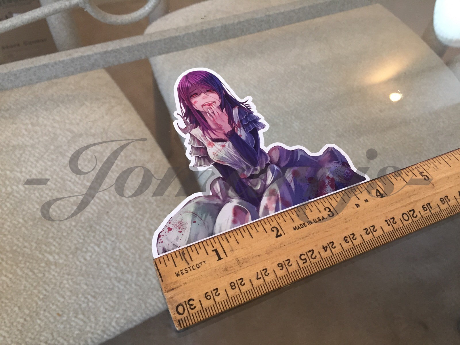 Tokyo Ghoul - Anime - Rize Kamishiro Sticker Decals Vinyl binder laptop console