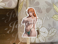 One Piece Anime Nami Bikini Sticker 07 Decals Vinyl manga ecchi waifu art lewd