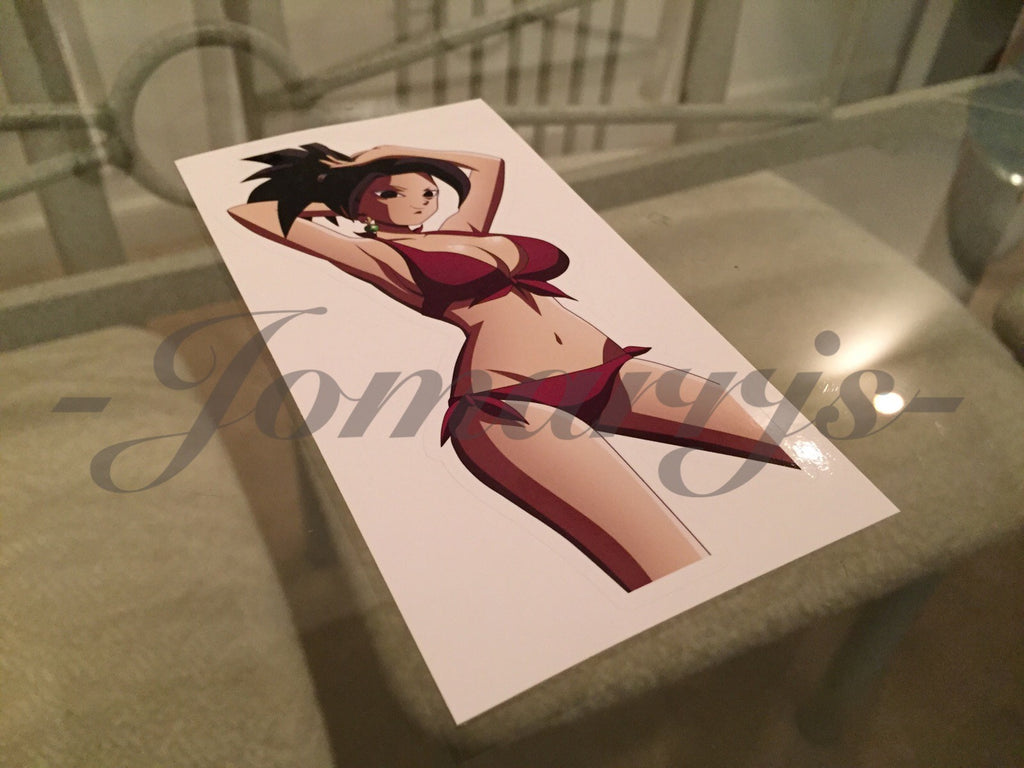 Dragon Ball Z - Anime - Kefla Bikini Sun Fun Sticker Decal Vinyl DBZ manga