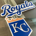 Kansas City Royals KC Baseball Logo MLB Sticker Decal Vinyl 2-18" waterproof