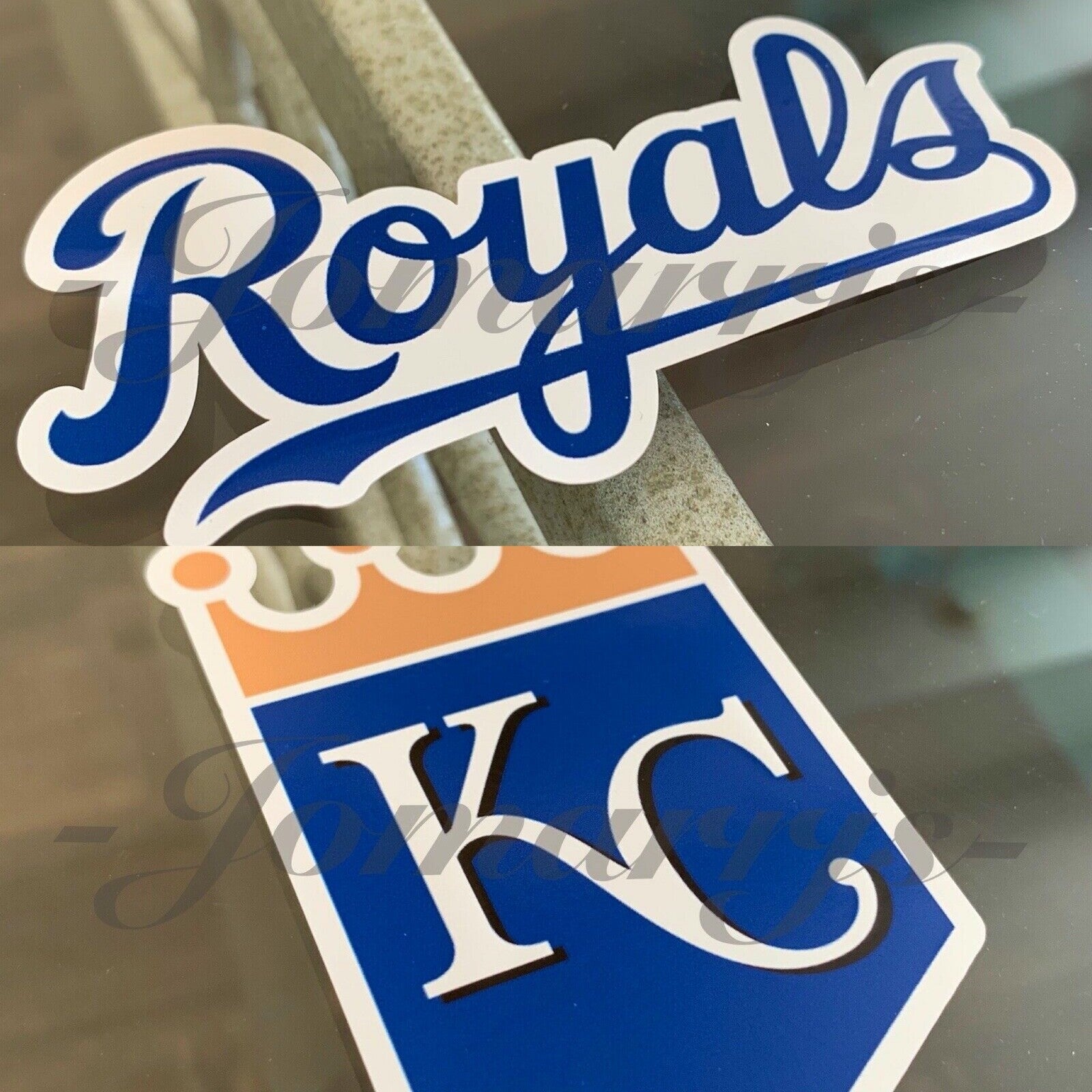 Kansas City Royals KC Baseball Logo MLB Sticker Decal Vinyl 2-18" waterproof