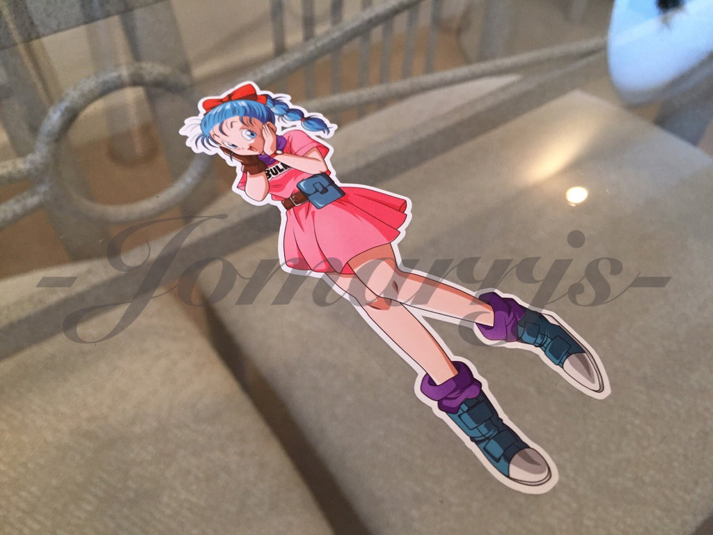 Dragon Ball Z Anime Bulma Sticker Decal Vinyl Comic DBZ