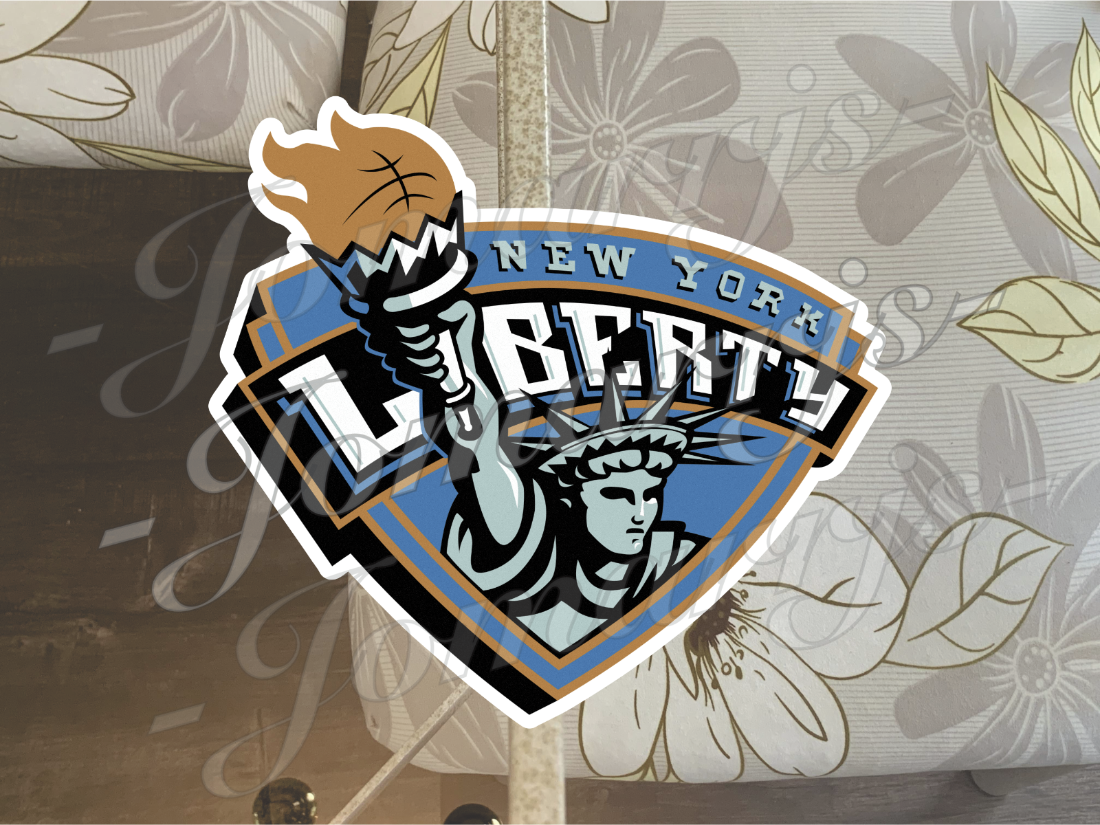 New York Liberty WNBA Logo Custom Colored Sticker Decal waterproof Sz 2"-18"