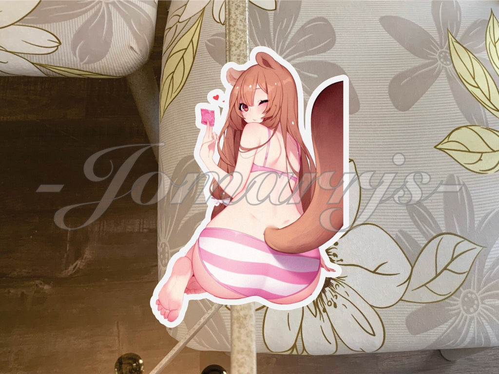 Tate no Yuusha no Nariagari Animi Raphtalia "Entice" Custom Sticker Decal manga
