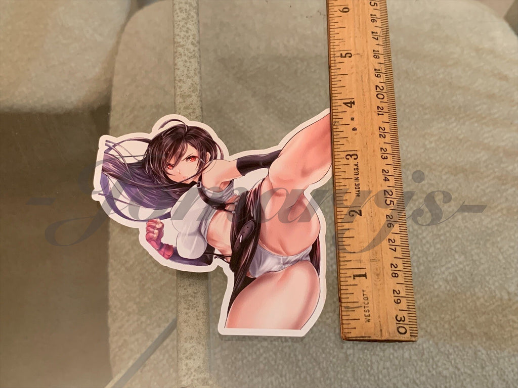 Final Fantasy Gaming Tifa Lockhart Sticker Decals Vinyl ff 7 anime #52