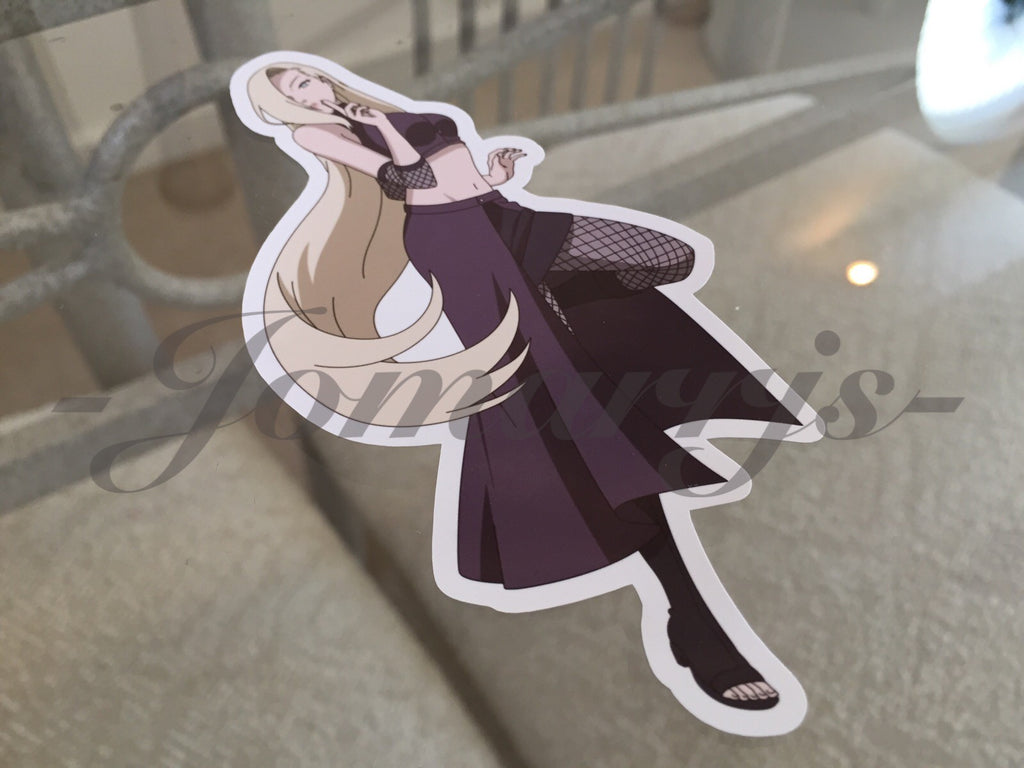 Naruto - Anime - Ino Yamanaka Sticker Decals Vinyl Sign Comic car laptop surface