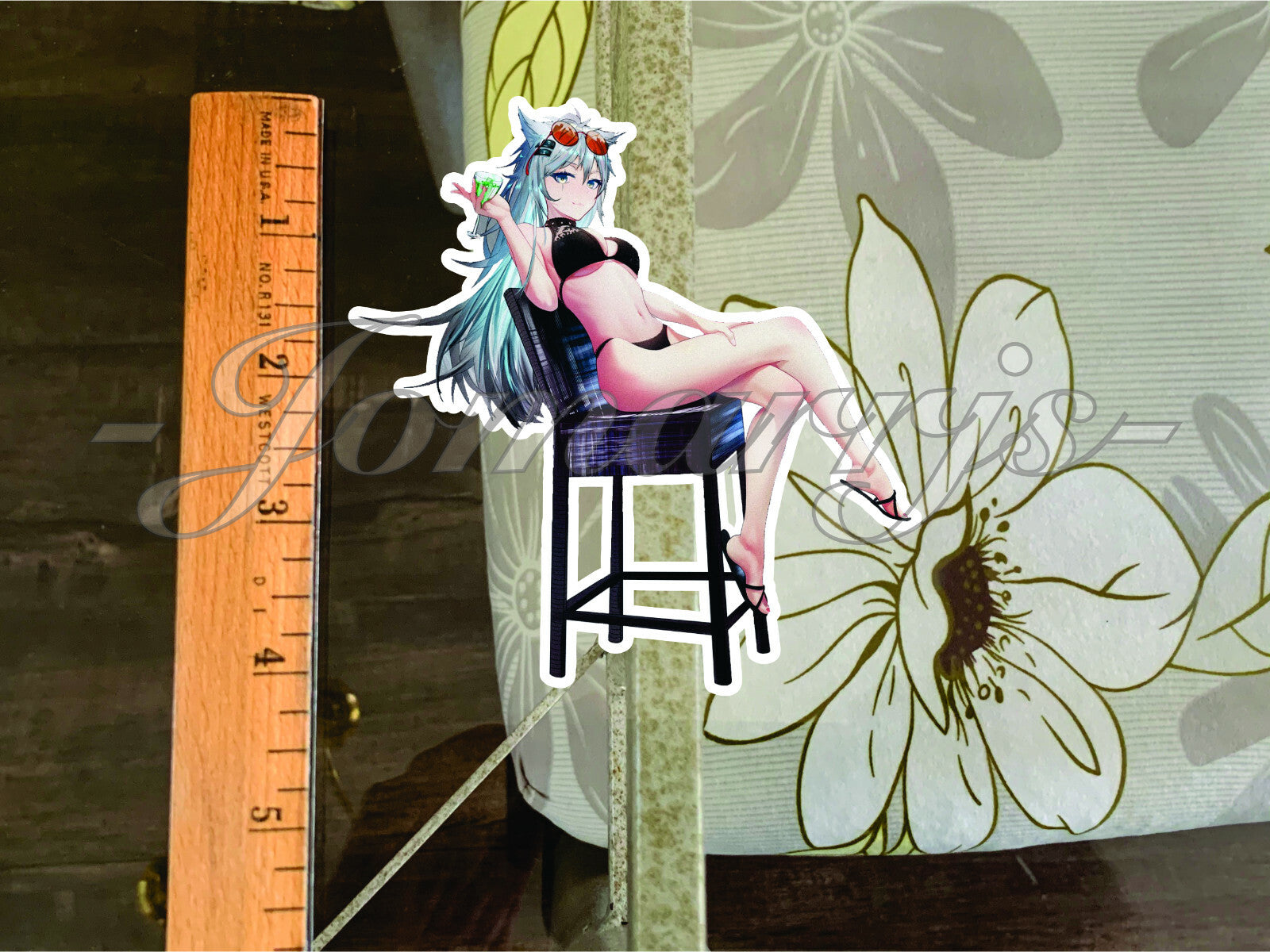 Arknights - Anime - Lappland Bikini Sun Fun Sticker Decal Vinyl ecchi manga