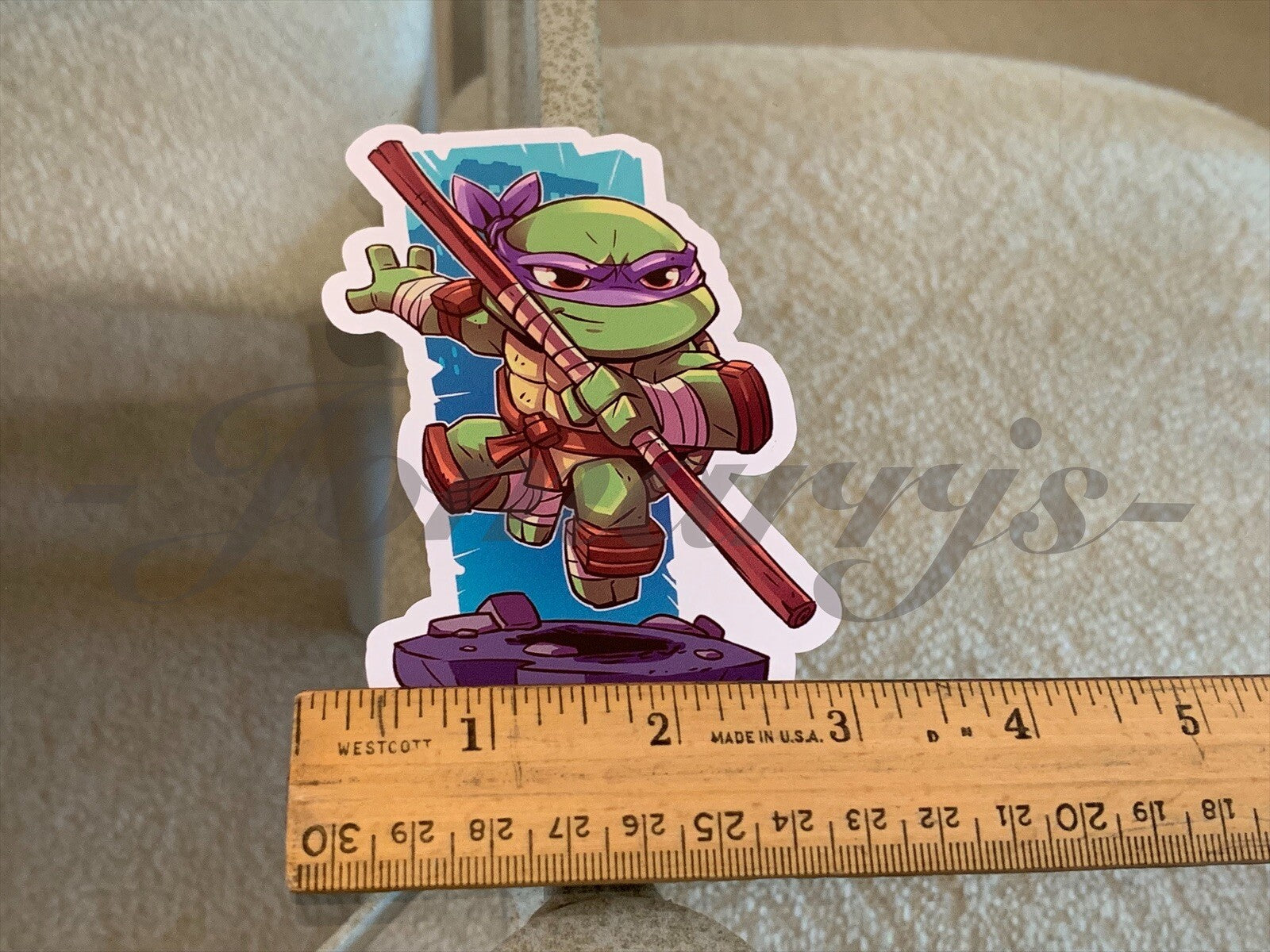 Teenage Mutant Ninja Turtles Donatello Sticker Decal Sign Chibi Movie