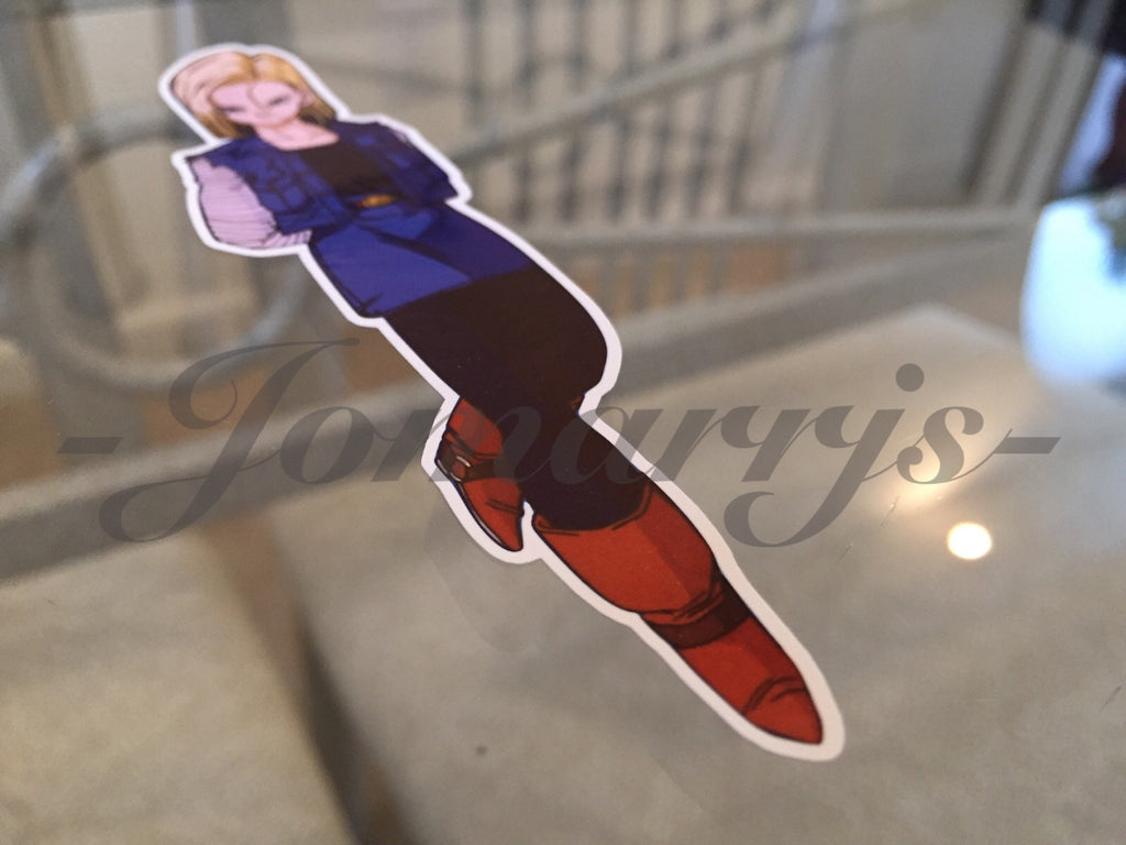 Dragon Ball Z Anime Android 18 Sticker Decal Vinyl Sign Comic DBZ