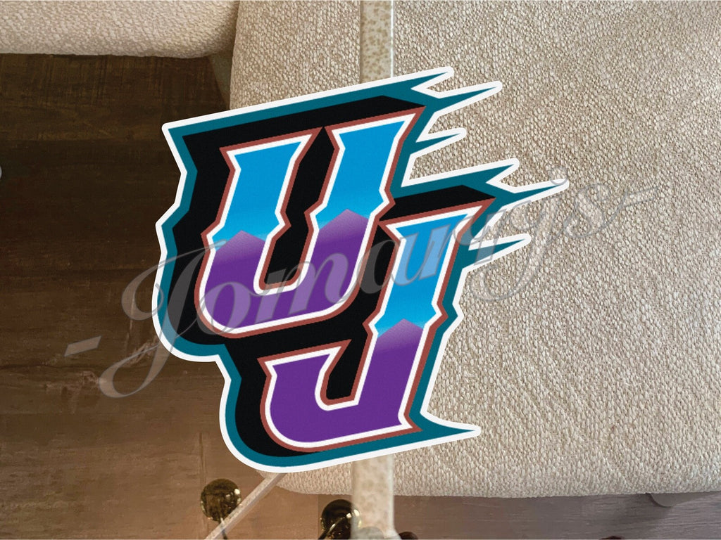 Utah Jazz Logo NBA Sticker Decal Vinyl waterproof 2"-18" phone tumbler car