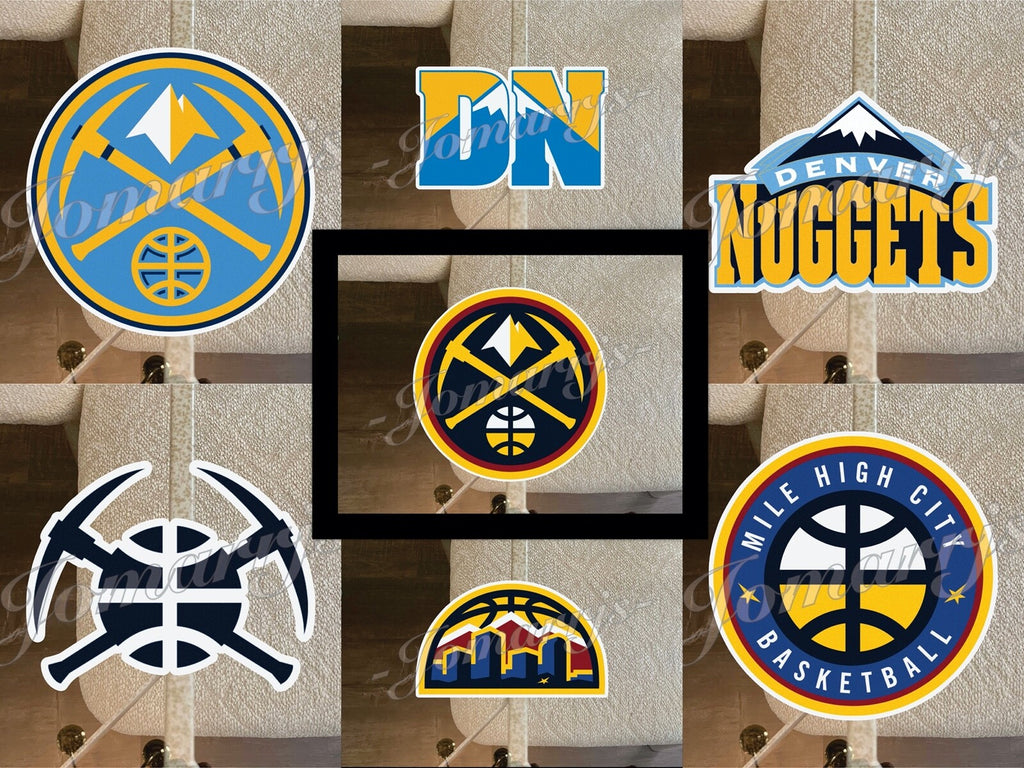 Denver Nuggets Logo NBA Sticker Decal Vinyl waterproof 2-18" #MileHighBasketball