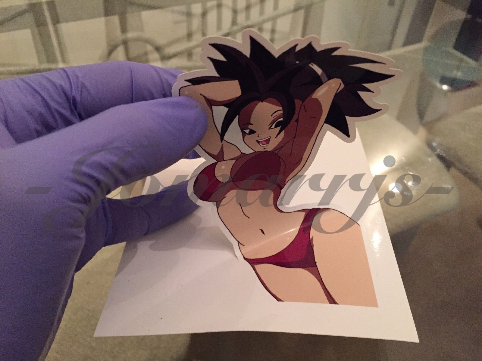 Dragon Ball Z - Anime - Kefla Bikini Sun Fun Sticker Decal Vinyl DBZ manga