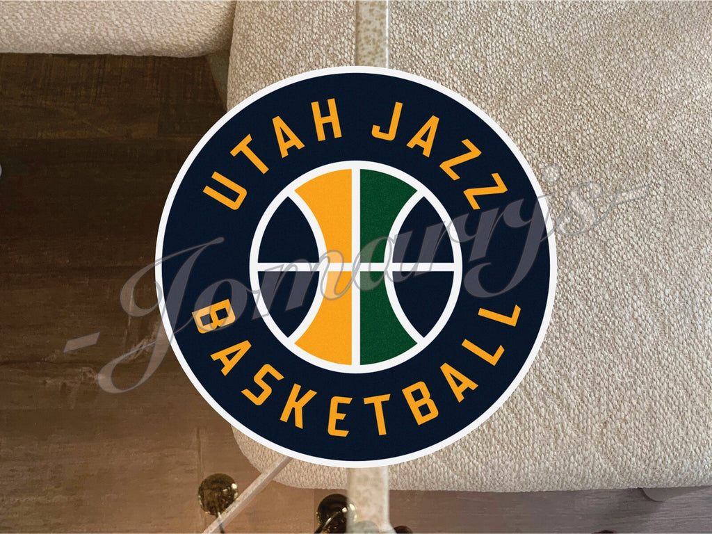 Utah Jazz Logo NBA Sticker Decal Vinyl waterproof 2"-18" phone tumbler car