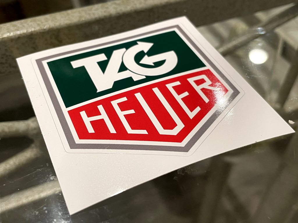 Custom Tag Heuer Logo fan Premium Quality Vinyl Sticker Decal waterproof car