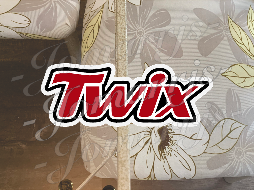 Custom Twix Logo Candy fan Vinyl Sticker Decal car tumbler
