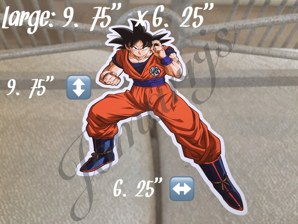 Dragon Ball Z Goku Stickers Decals Vinyl Sign Comic DBZ Super Saiyan *3 Sizes!*