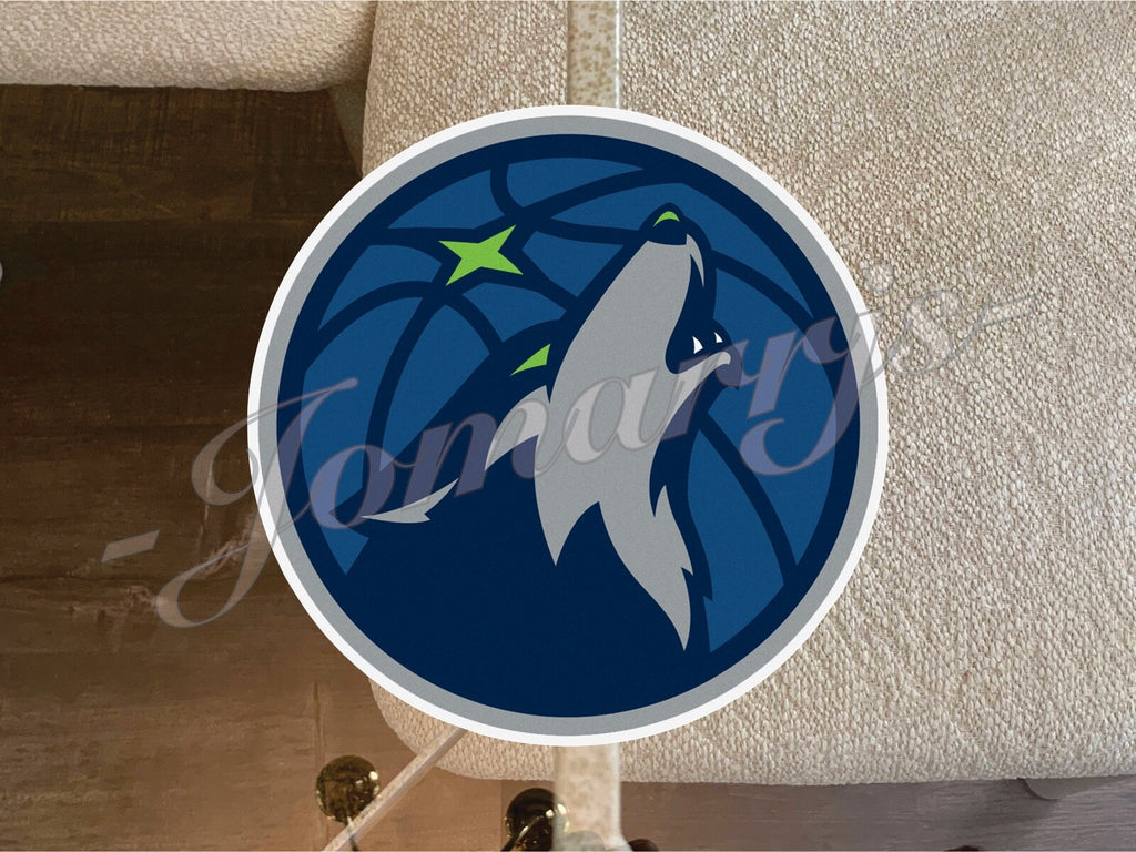 Minnesota Timberwolves Logo NBA Sticker Decal Vinyl waterproof 2"-18" laptop car