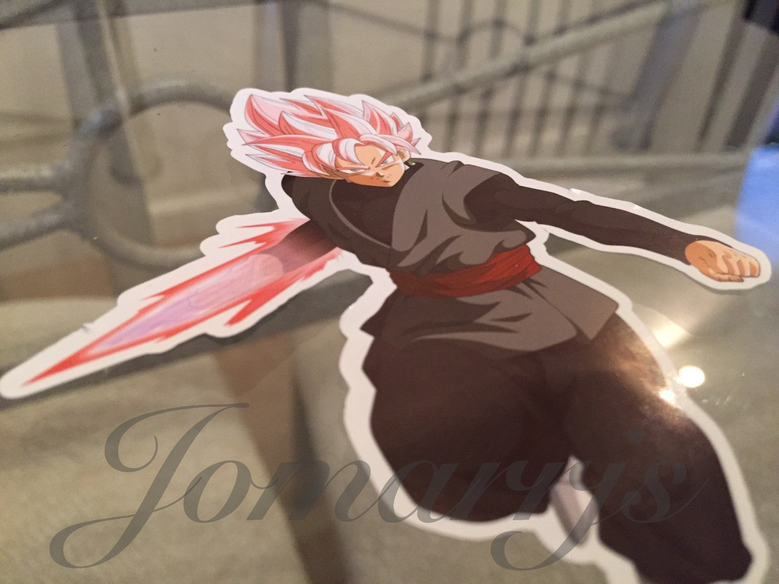 Evil Dark Goku Black Dragon Ball Z Sticker Decals Vinyl Sign Comic DBZ *3 Sizes*