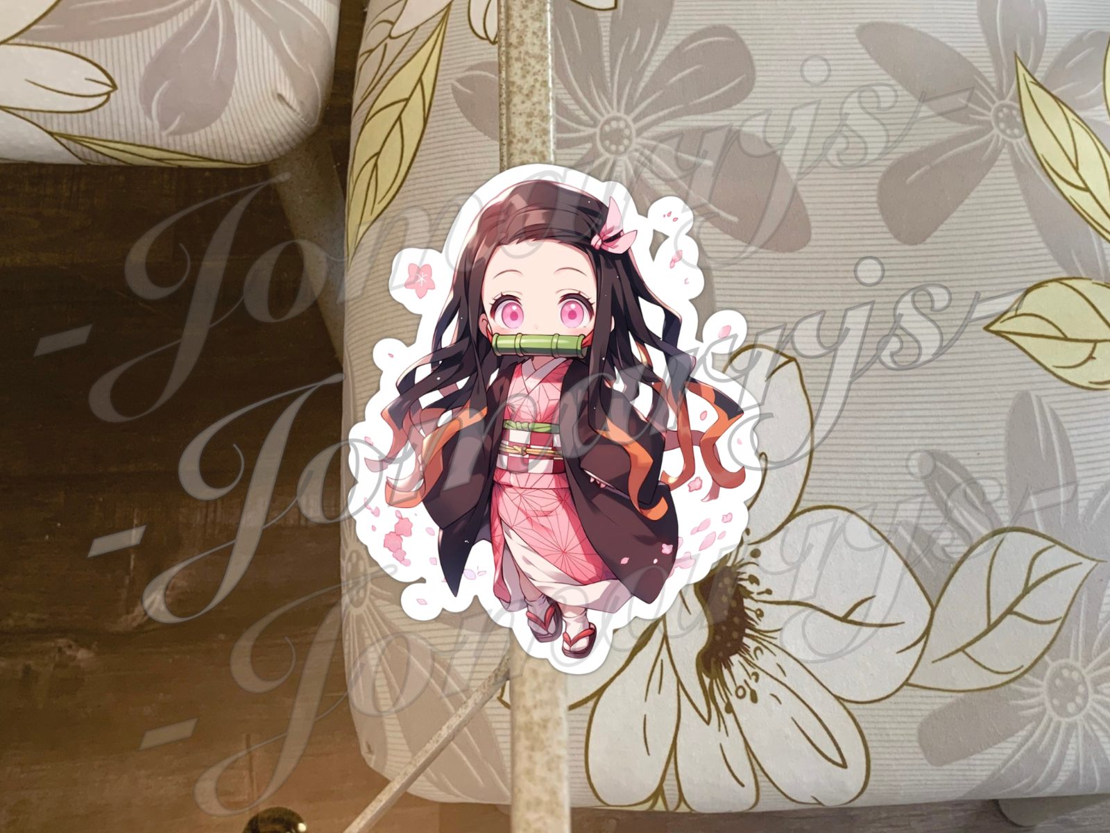 Demon Slayer: Kimetsu no Yaiba Anime Nezuko Kamado Chibi Sticker Decal 1-4  cute