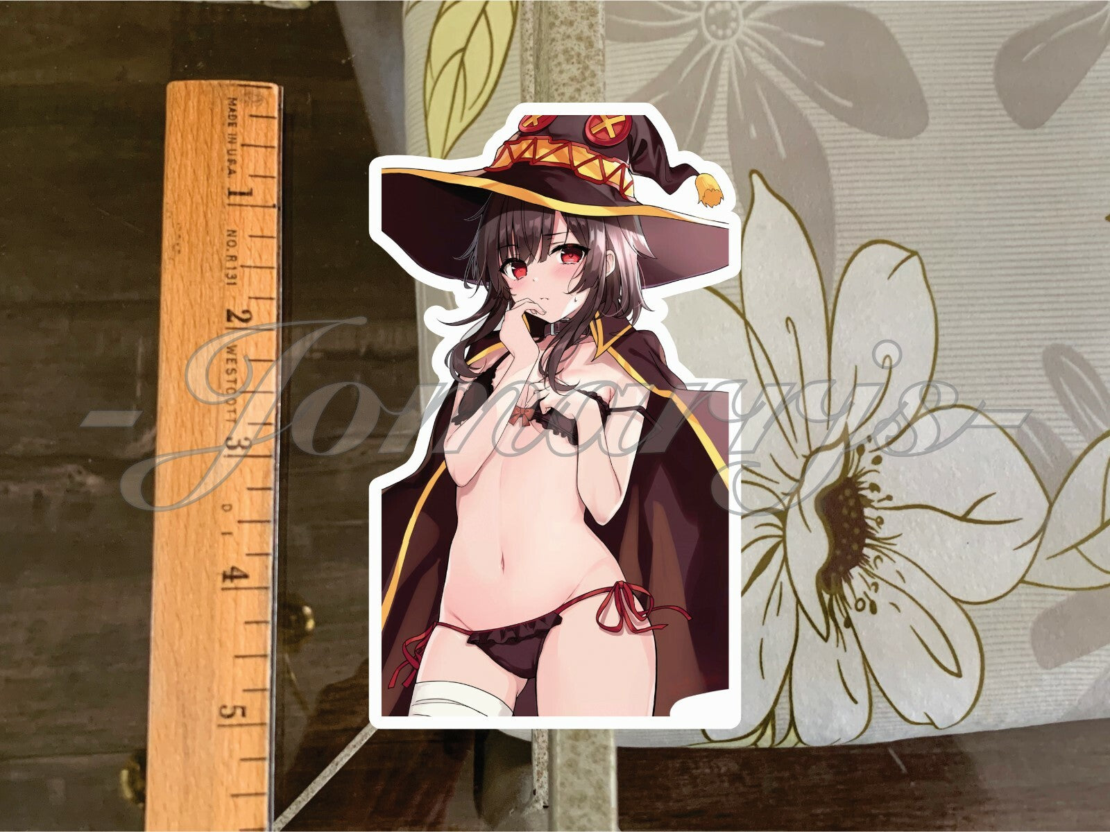 Kono Subarashii Anime - Megumin Bikini Sun Fun Sticker Decal 1 konosuba manga