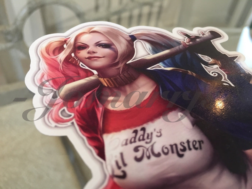 Suicide Squad Comics Harley Quinn Sticker Decal Vinyl Comic anime laptop