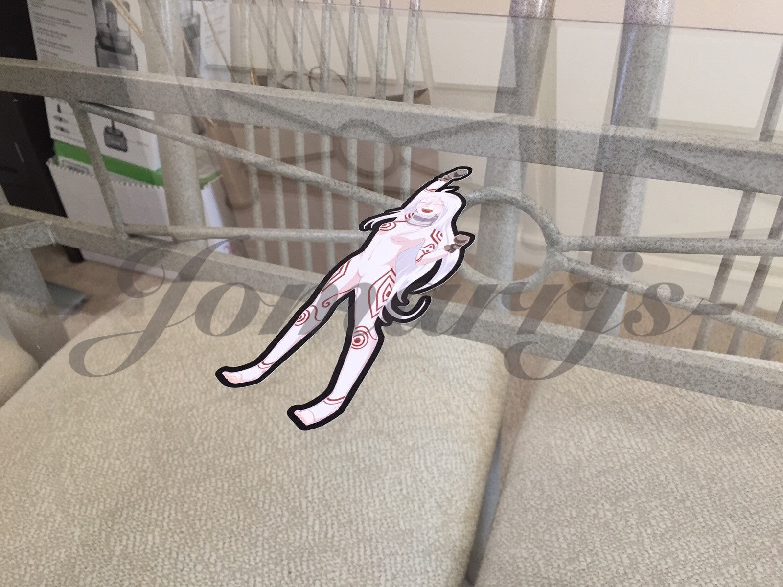 Deadman Wonderland - Anime - Shiro "Fist Pump" Sticker Decals Vinyl Wretched Egg