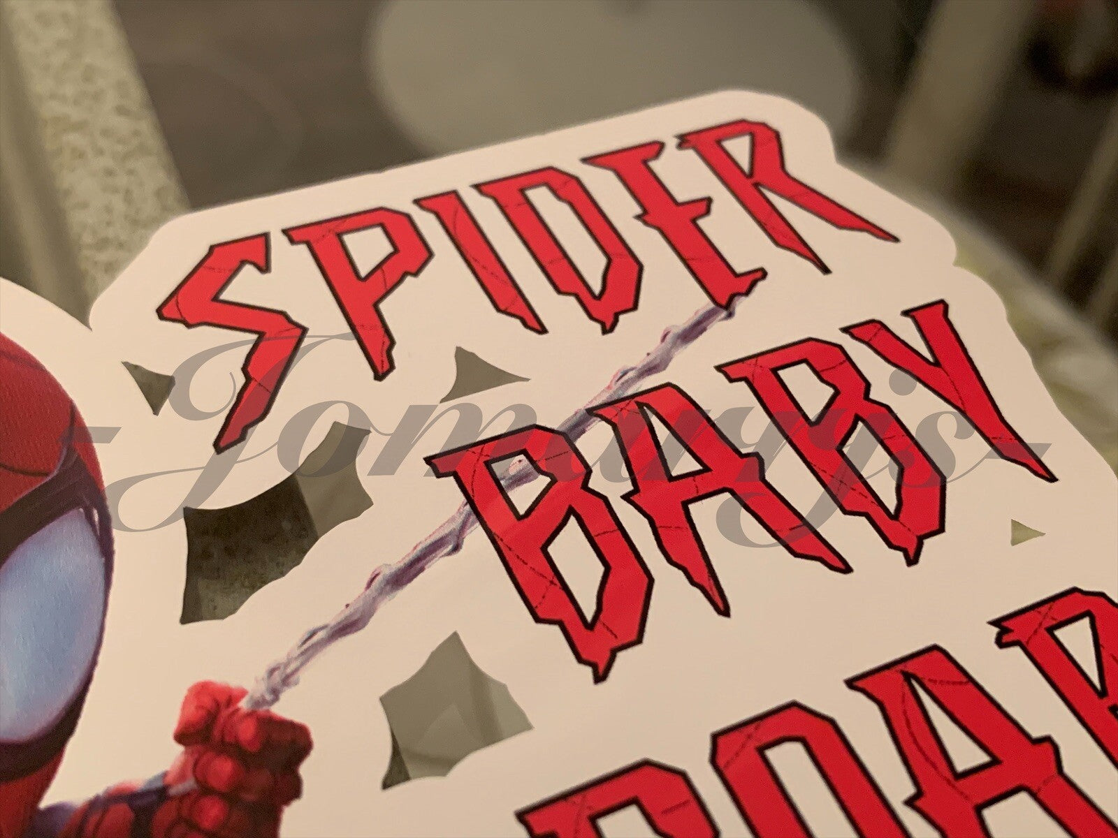 Custom Spiderman Baby (or Kid) on Board Sticker Decal spider Marvel peter parker